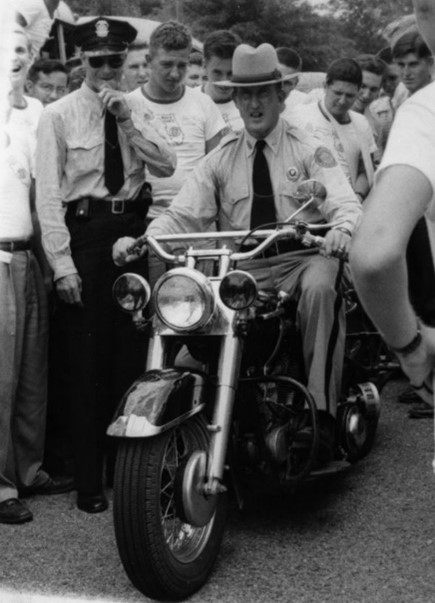 Patrolman Casey Cason at Boys State 1950