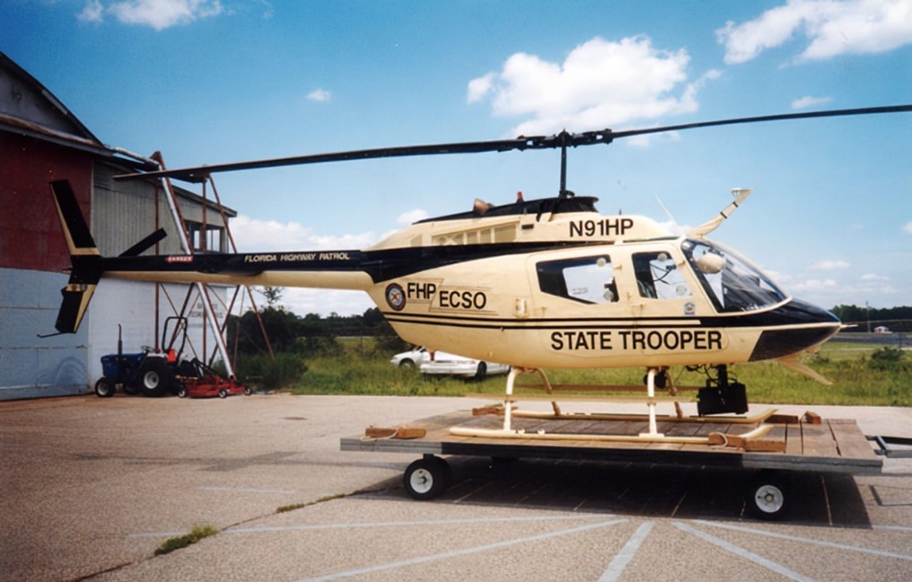 FHP Bell OH-58 A+ light observation jet turbine helicopter