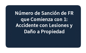 Número de Sanción de FR que Comienza con 1