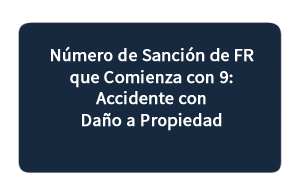 Número de Sanción de FR que Comienza con 9