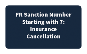 FR Sanction Starting with 7