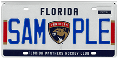 Florida Panthers Specialty License Plate