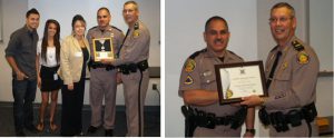 Trooper  Rodriguez receives Silver Star awards