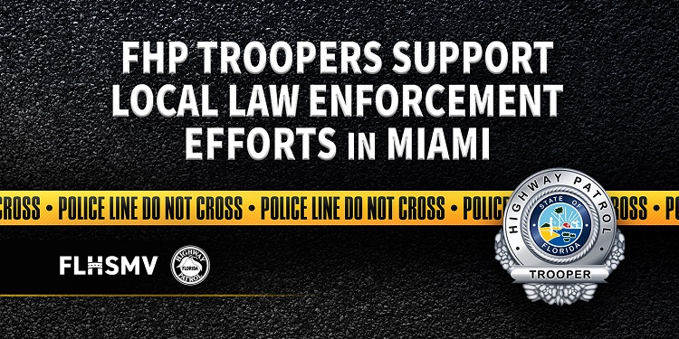 FHP Troopers Support Local Law Enforcement Efforts in Miami