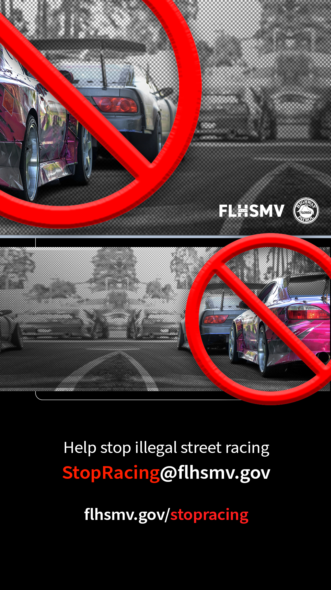 Help stop illegal street racing