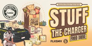 Image of the Stuff the Charger campaign logo