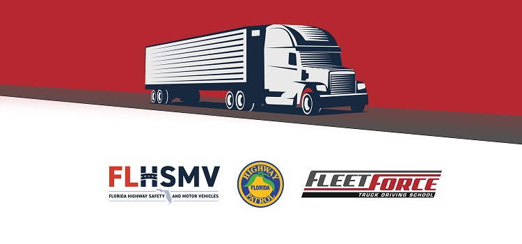 Florida Highway Safety and Motor Vehicle, Florida Highway Patrol and Fleet Force logos