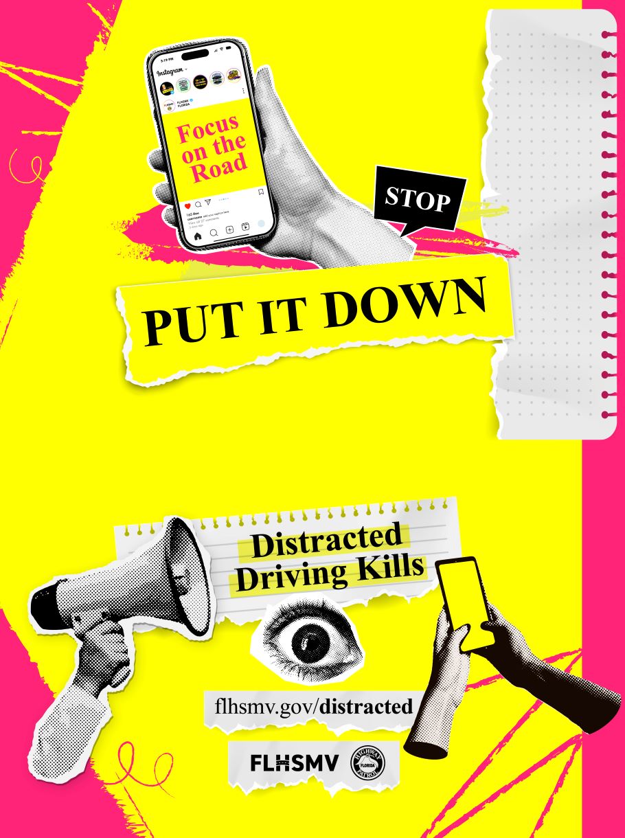 Put it down and focus on driving