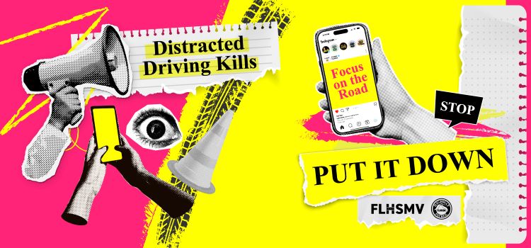 Put it down and focus on the road