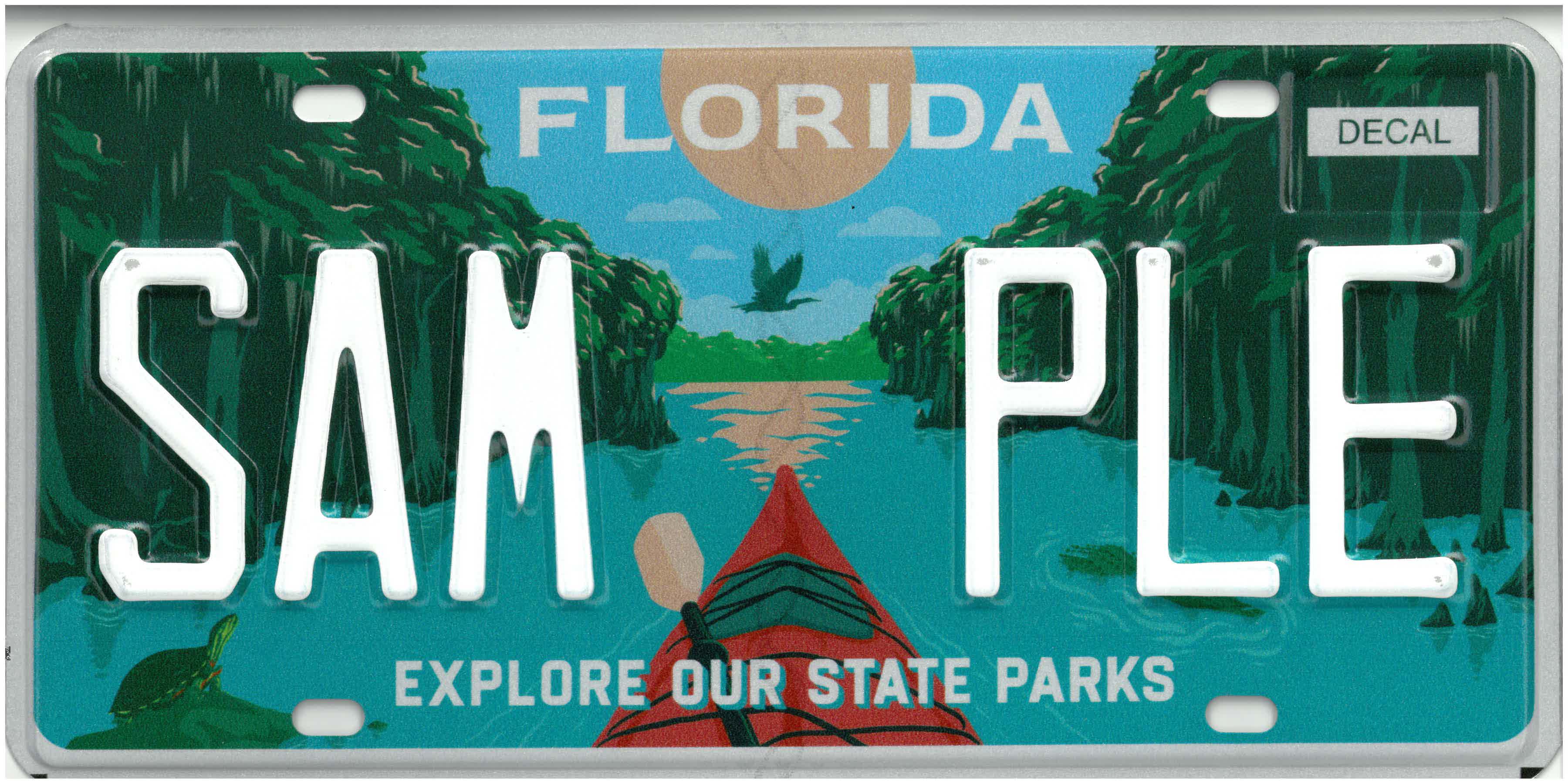 Florida State Parks Plate