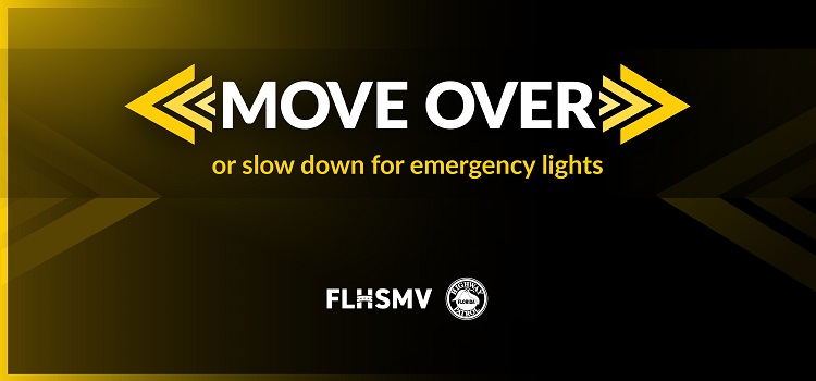 Move Over or slow down for emergency lights