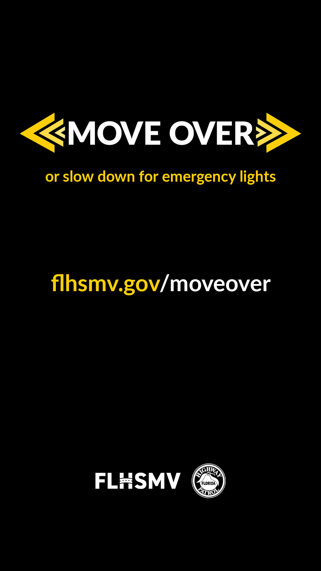 Move Over for emergency vehicles