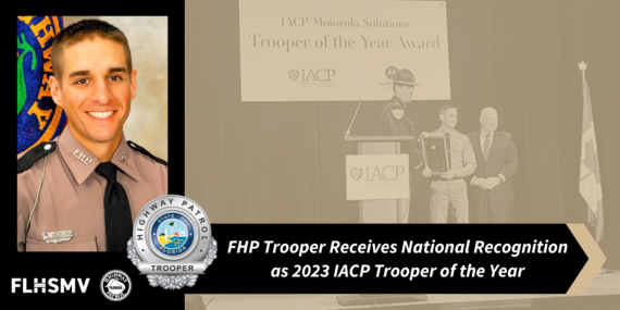 Trooper Turner's award marks Florida Highway Patrol's second consecutive win among national finalists