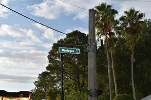 Montague Street sign