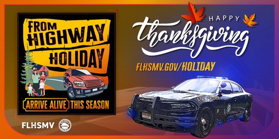 Arrive alive this season, Happy Thanksgiving