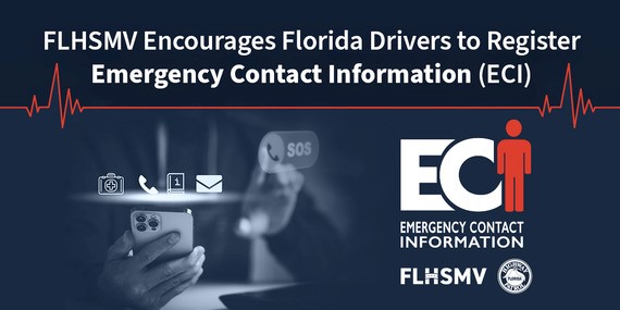 FLHSMV encourages Florida drivers to register emergency contact information