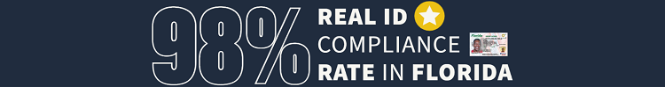 Real ID 98% compliance rate in florida